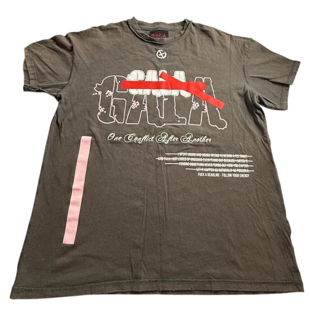 GALA Original Riot Brown Graphic T-Shirt - Size XL